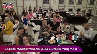 22Miss Mediterranean 2023 Güzellik Yarışması [upl. by Neyugn]