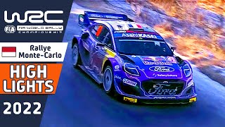 WRC Rally Highlights  Results of WRC Rallye MonteCarlo 2022 [upl. by Pattison]