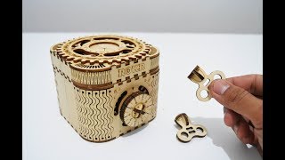 NYOBAIN MERAKIT PUZZLE PETI HARTA KARUN 3D DARI KAYU Mainan Anak [upl. by Irby]