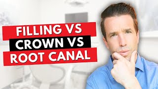 Filling vs Crown vs Root Canal  Whats the Difference [upl. by Hallimaj166]