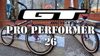 2021 GT Pro Performer 26quot Cruiser BMX Unboxing  Harvester Bikes [upl. by Hanway]