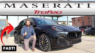 2024 Maserati Grecale Trofeo Basically A Ferrari SUV [upl. by Erlene]