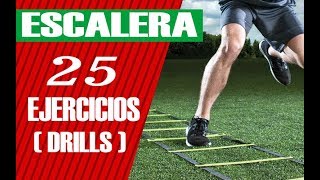 25 ejercicios con ESCALERA DE COORDINACION [upl. by Ramsey]