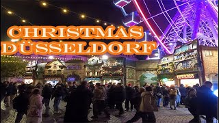 Weihnachtsmarkt Düsseldorf Ausflug nach Düsseldorf Deutsche Weihnachtsmärtke 2023 [upl. by Aranahs]