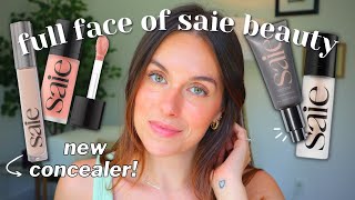 FULL FACE OF SAIE BEAUTY  featuring their NEW concealer [upl. by Nrubliw]