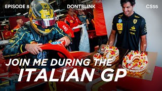 The Madness of Monza  Italian GP Week by CARLOS SAINZ  DONTBLINK EP7 SEASON 5 [upl. by Essirahc949]