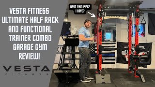 Vesta Fitness Pro Series Ultimate Half Rack and Functional Trainer Combo Garage Gym Review [upl. by Jill]