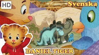 Daniel Tigers Kvarter 📖 Min Favorit Dinosaurie Bok 🦕  Videor för Barn [upl. by Laemsi]