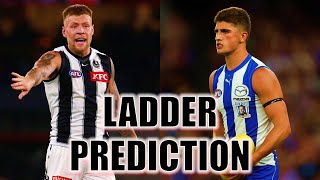 2024 AFL Ladder Predictions [upl. by Yelrah]