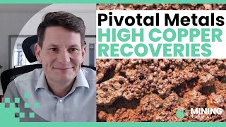 Pivotal Metals Up to 90 copper recovery at Horden Lake [upl. by Lekym]