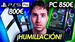 ¡vaya estafa PS5 PRO vs PC 850€  y Play 5 original [upl. by Ennairoc509]