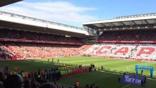 Steven Gerrard Guard of Honour Anfield Liverpool vs Crystal Palace [upl. by Ilsa]