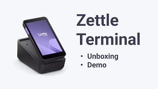 Zettle Terminal with Printer  Unboxing and Demo [upl. by Thirzi]