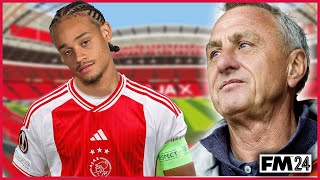 XAVI SIMONS joins the rebuild of Ajax on football manager [upl. by Ensoll11]