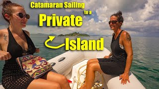 Sailing to an Offgrid private island in Belize [upl. by Gosselin]