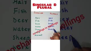 Singular  plural  different types of Singular plural [upl. by Roy]