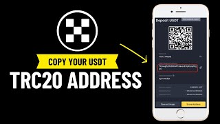 How to Find Trc20 Address in OKX  USDT TRC20 ADDRESS [upl. by Nwahsan136]