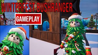 New Winterfest Bushranger Skin Gameplay Fortnite Battle Royale [upl. by Aidil445]