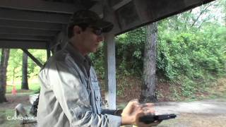 Shooting a Glock 19 9mm 31 round magazine [upl. by Leuneb]