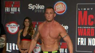 Bellator 163 Official Weighins [upl. by Yaeger]