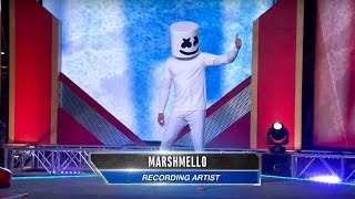 Marshmello vs American Ninja Warrior  Will Mello Prevail [upl. by Ardnajela]