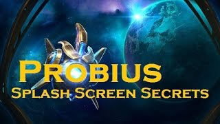 Heroes of the Storm  Probius Splash Screen Secrets [upl. by Ocihc456]