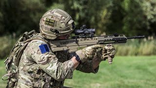 British soldiers trials new type of sight for the SA80 A3 rifle [upl. by Lydia]