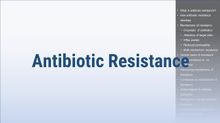 Antibiotic Resistance [upl. by Quinby872]