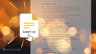 Screenwriting Tutorial — How to Save and Restore Screenplay Revisions [upl. by Itsyrk502]