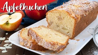 Apfelkuchen in Kastenform backen  saftig und lecker 🍎 [upl. by Uba528]