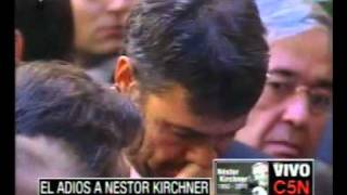 C5N ÚLTIMO ADIÓS A NÉSTOR KIRCHNER MARCELO TINELLI [upl. by Yenwat466]