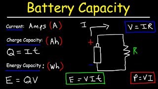 Battery Capacity  AmpHours mAh and WattHours [upl. by Lothaire]