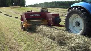 Baling Hay in Sweden 2013 [upl. by Holly-Anne]