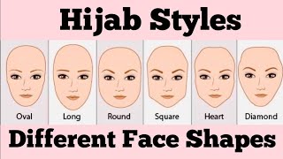 Face Shapes Hijab Styles  Everyday Hijab Styles for Different Face Shapes  Hira Noor [upl. by Aleacem]