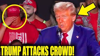 Trump SCREAMS At Crowd As Speech Takes SHOCKING Turn [upl. by Alien]