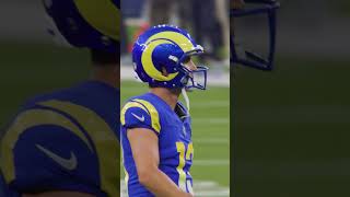 Stetson Bennett 🤝 Puka Nacua  First pro touchdown in the books shorts larams [upl. by Meeks]