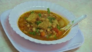 Black Eyed Peas Soup Video Recipe by Bhavna [upl. by Eyde]