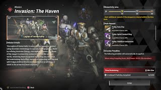 Invasion day 13 NEW nerfed The Haven  Ultimate Bunny run  The First Descendant [upl. by Harriott]