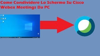 Cisco Webex MeetingsCome Condividere Lo Schermo Da PC [upl. by Mlohsihc491]