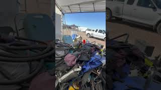 CHECK OUT THE SWAP MEETS IN QUARTZSITE Arizona  Short Vlog [upl. by Ahserak]