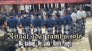 Ritual Adat Pemakaman Ne Soda Rante Pangli Toraja Utara  Part 3 Ma badong [upl. by Alit119]