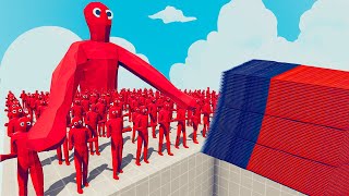 200x FIRE ZOMBIE  1x GIANT vs EVERY GOD  Totally Accurate Battle Simulator TABS [upl. by Ecined]