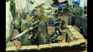 Historic WW2 diorama 135 quotflak 36 quot88mmquot [upl. by Arnoldo486]