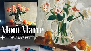 Mont Marte Premium Oil Paint Review [upl. by Essirahc]