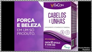 Testando Vitacon Cabelos e Unhas  suplemento vitamínico e Mineral [upl. by Reivilo]