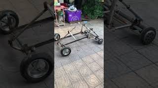 បាន៤០ automobile gokart electric khmer crosskart car handmade [upl. by Zehe]