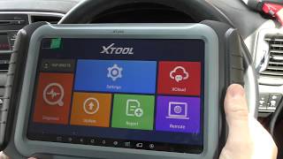 Kia SIMPLE Mileage KM Change Adjustment Correction Via OBD2 port X Tool H6 Pro [upl. by Philipa]