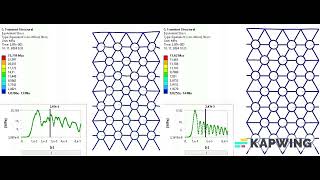 Lattice with resonators shock wave [upl. by Shaikh]