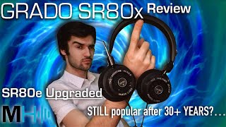 Grado SR80x Review  SR80e Headband  Cable Upgrade [upl. by Yasmeen]