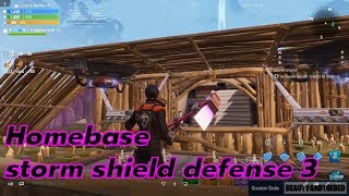 Fortnite วิธีเล่น Homebase storm shield defense 3  Defense your Storm Shield [upl. by Nollahs283]